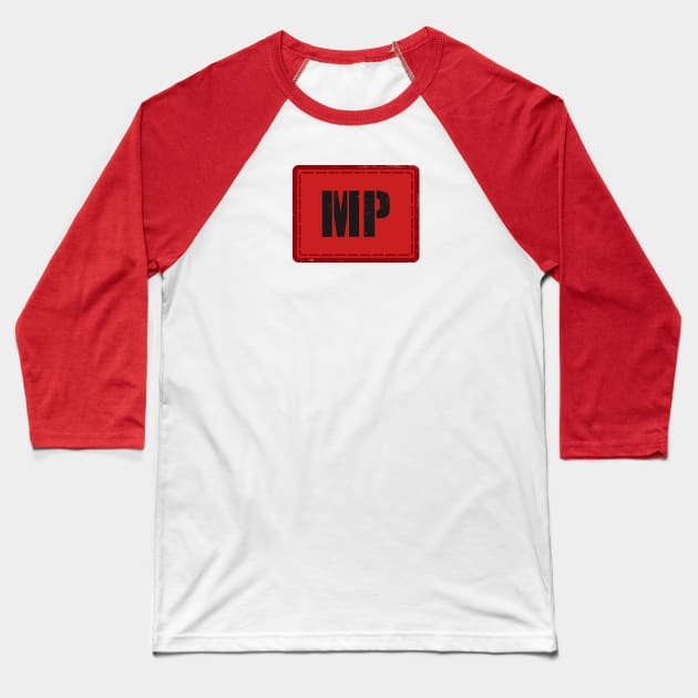 Royal Military Police Patch (distressed) Baseball T-Shirt by TCP